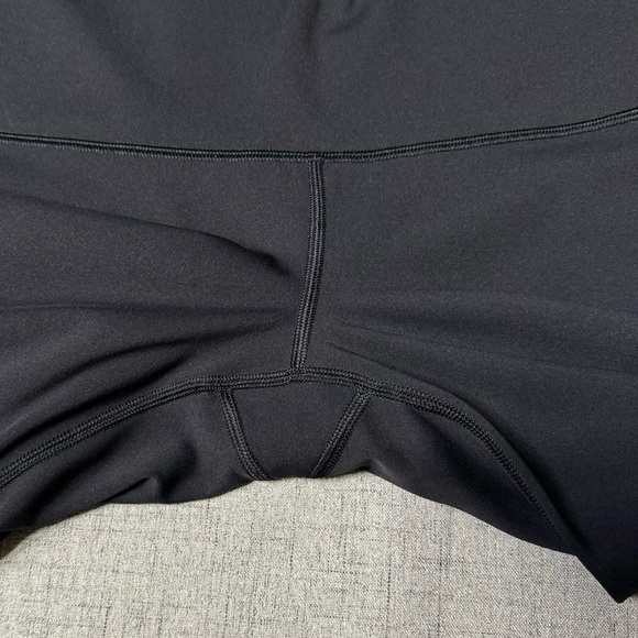 Lululemon Wunder Under High Rise Leggings Special Edition Scalloped Hem Black 8 - Picture 8 of 13